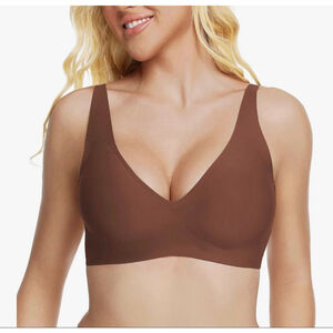 OEAK Viral TikTok Wireless Bra NWT Brown Small + Extender